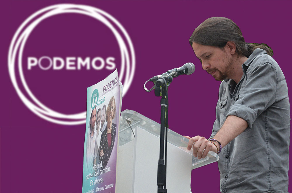 事实上，动量派和「我们能」 (Podemos) 的领导人担心将主动权交给基层成员会失去对组织的控制。 //图片来源：捍卫马克思主义网站